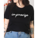 T-shirt Improvise - black T-shirt Improvise - black