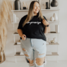 T-shirt Improvise - zwart T-shirt Improvise - zwart