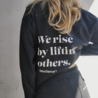 We rise sweater - black We rise sweater - black