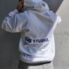The studio hoodie - white The studio hoodie - white