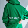 Hoodie The studio - groen Hoodie The studio - groen