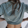 Each movement is a word t-shirt - grijsgroen Each movement is a word t-shirt - grijsgroen