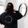 Each movement is a word sweater - zwart Each movement is a word sweater - zwart