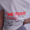 T-shirt The studio - opaal grijs T-shirt The studio - opaal grijs