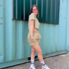 Cropped shirt Feeling - sage Cropped shirt Feeling - sage
