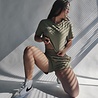 Dance is a feeling cropped t-shirt - sage Dance is a feeling cropped t-shirt - sage