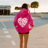 Heart hoodie - bright pink Heart hoodie - bright pink