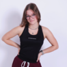 Seamless vest - black Seamless vest - black