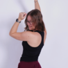 Seamless vest - black Seamless vest - black
