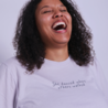 She danced where other walked t-shirt - dusty lavendel She danced where other walked t-shirt - dusty lavendel