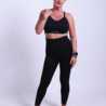 Medium impact seamless dance bra - zwart Medium impact seamless dance bra - zwart