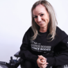 SIZE XS: Sweater All bodies are dance bodies - black SIZE XS: Sweater All bodies are dance bodies - black