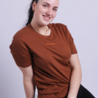 SIZE XL: T-shirt Rhythm - coffee SIZE XL: T-shirt Rhythm - coffee