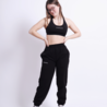 Basic high waisted jogger - zwart Basic high waisted jogger - zwart