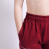 Essential high waisted jogger - washed burgundy Essential high waisted jogger - washed burgundy