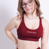 Impact dance bra - bordeauxrood Impact dance bra - bordeauxrood