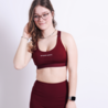 Impact dance bra - bordeauxrood Impact dance bra - bordeauxrood