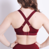 Impact dance bra - bordeauxrood Impact dance bra - bordeauxrood