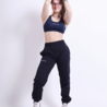 Essential high waisted jogger - washed navy Essential high waisted jogger - washed navy