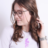 T-shirt ton-sur-ton - lavendel T-shirt ton-sur-ton - lavendel