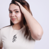 T-shirt ton-sur-ton - vanille T-shirt ton-sur-ton - vanille