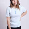 T-shirt ton-sur-ton - ijsblauw T-shirt ton-sur-ton - ijsblauw