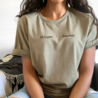 T-shirt Life happens, dance helps - kaki T-shirt Life happens, dance helps - kaki