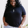 T-shirt ton-sur-ton - black T-shirt ton-sur-ton - black