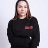 Sweater Dream big Dance big - zwart Sweater Dream big Dance big - zwart