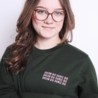 Sweater Dream big Dance big - bosgroen Sweater Dream big Dance big - bosgroen