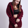 Impact short - bordeauxrood Impact short - bordeauxrood
