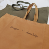 Oversized shopper Life happens dance helps - caramel Oversized shopper Life happens dance helps - caramel