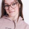 Balloon-sleeved hoodie Life happens dance helps - mauve Balloon-sleeved hoodie Life happens dance helps - mauve