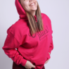 Hoodie Oh pliés - knalroze Hoodie Oh pliés - knalroze