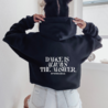 Dance is always the answer hoodie - black Dance is always the answer hoodie - black