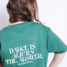 Oversized t-shirt Always the answer - groen Oversized t-shirt Always the answer - groen