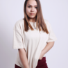 Oversized t-shirt Always the answer - zand Oversized t-shirt Always the answer - zand