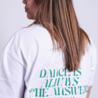 Oversized t-shirt Always the answer - wit Oversized t-shirt Always the answer - wit