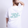 Oversized t-shirt Always the answer - wit Oversized t-shirt Always the answer - wit