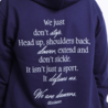 Capuchonvest We are dancers - navy Capuchonvest We are dancers - navy