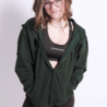 Capuchonvest We are dancers - groen Capuchonvest We are dancers - groen