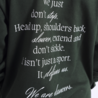Capuchonvest We are dancers - groen Capuchonvest We are dancers - groen