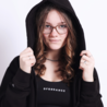 Capuchonvest We are dancers - zwart Capuchonvest We are dancers - zwart