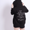 Capuchonvest We are dancers - zwart Capuchonvest We are dancers - zwart