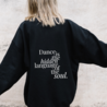 MAAT L: Sweater Hidden language - zwart MAAT L: Sweater Hidden language - zwart