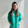 MAAT S: Hoodie Art in motion - spring green MAAT S: Hoodie Art in motion - spring green