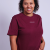 MAAT L: T-shirt Rhythm - bordeauxrood MAAT L: T-shirt Rhythm - bordeauxrood