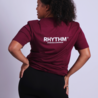 MAAT L: T-shirt Rhythm - bordeauxrood MAAT L: T-shirt Rhythm - bordeauxrood