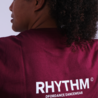 MAAT L: T-shirt Rhythm - bordeauxrood MAAT L: T-shirt Rhythm - bordeauxrood