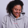 MAAT L: Hoodie The studio - opaal grijs MAAT L: Hoodie The studio - opaal grijs